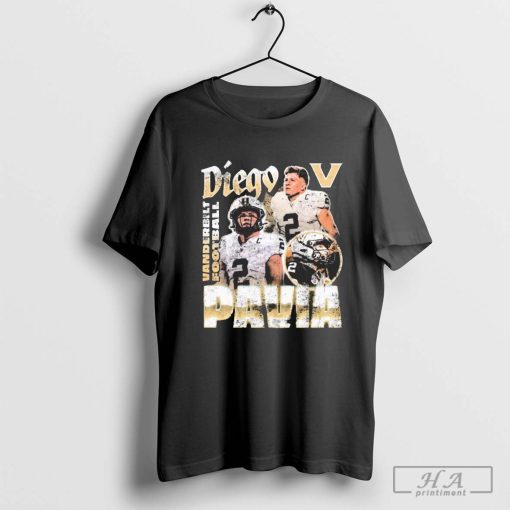 Diego Pavia Vanderbilt Commodores Football Vintage Graphic T-shirt