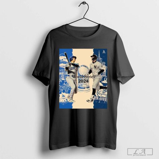 Dodgers-Yankees in the 2024 World Series Championships Matchup Shirt