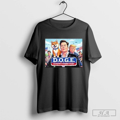 Doge Elon Trump The Department Of Government Efficiency T-Shirt