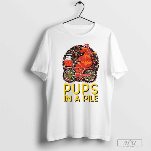 Dogs In A Pile Bike T-shirts