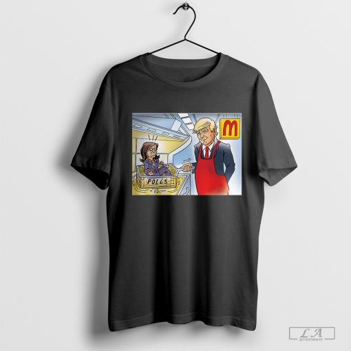 Donald Trump x McDonalds Choking The Kamala Harris Art Unisex T-Shirt