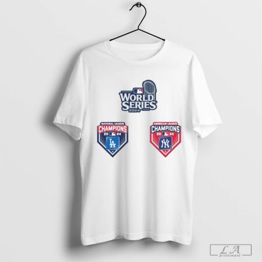 Dueling 2024 World Series Los Angeles Dodgers vs. New York Yankees Shirt