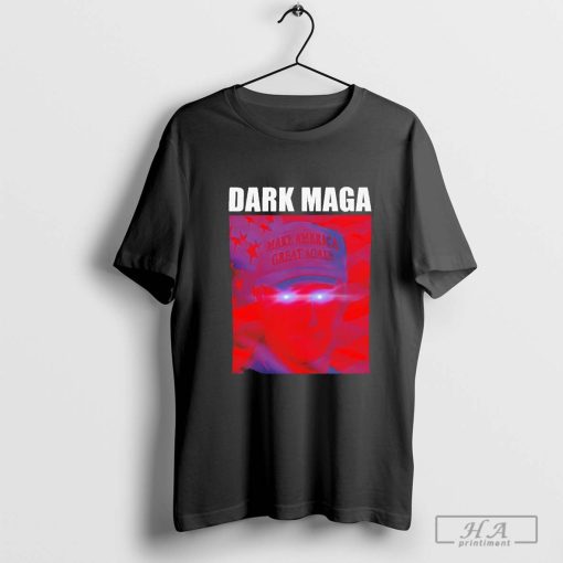 Elon Dark Maga Laser Eyes Shirt