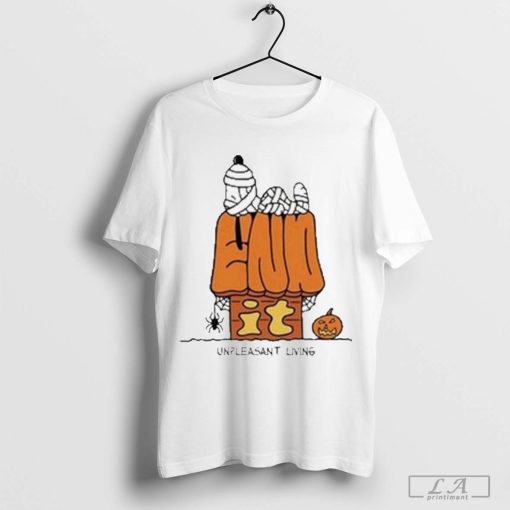 End It Unpleasant Living Halloween Snoopy 2024 t-shirt