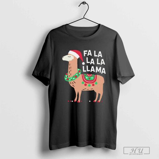 Fa la la la Llama Christmas shirt