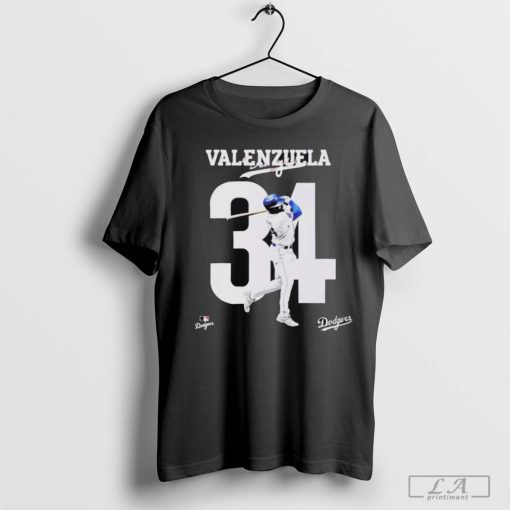 Fernando Valenzuela 34 LA Dodgers Baseball Shirt