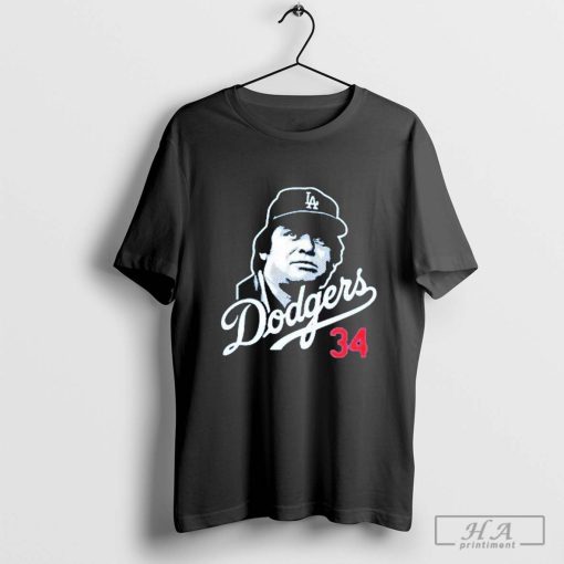 Fernando Valenzuela 34 Los Angeles Dodgers T-Shirt