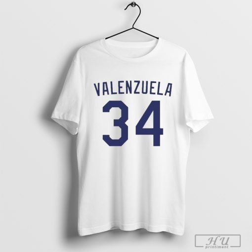 Fernando Valenzuela number 34 Dodgers 2024 Shirt