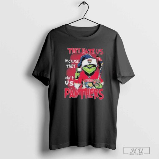 Florida Panthers 2024 Grinch They Hate Us Because The Ain’t Us Hockey T Shirt