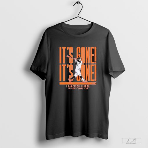 Francisco Lindor It's Gone It's Gone The Game 4 Grand Slam New York Mets Official Shirt