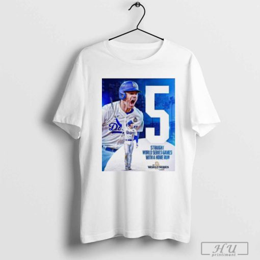 Freddie Freeman 5th Straight World Series Games With A Home Run MLB 2024 Poster t shirt