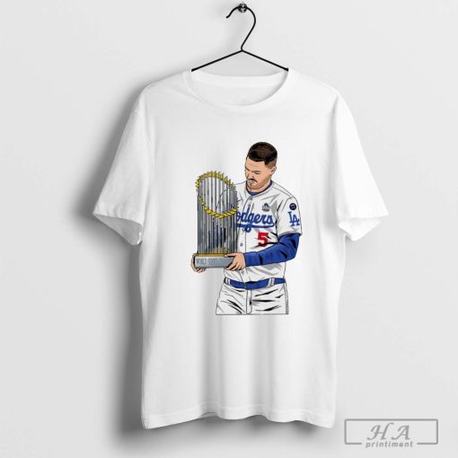 Freddie Freeman Los Angeles Dodgers Hand MLB 2024 World Series Champions Cup T-shirt