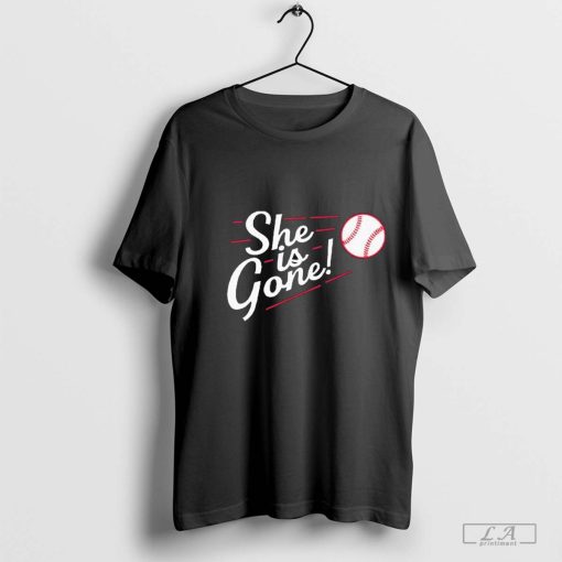 Freddie Freeman She Is Gone Los Angeles Dodgers T-Shirt