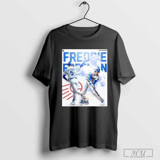 Freddie Freeman has tied the World Series record MLB World Series 2024 Poster t-shirt