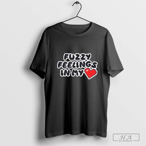 Fuzzy Feelings in My Heart 8-bit Shirt