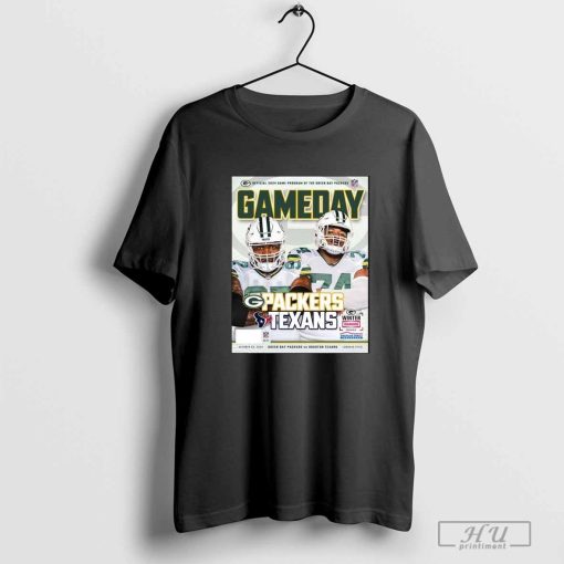 Gameday 2024 Houston Texans Vs Green Bay Packers Poster Shirt