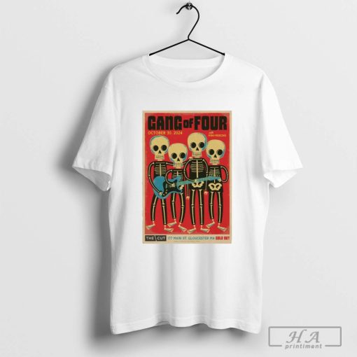 Gang Of Four Poster October 31 2024 Main St, The Cut Gloucester MA Tour shirt