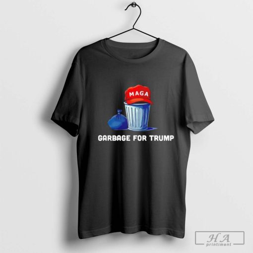 Garbage for Trump MAGA red cap T-shirt