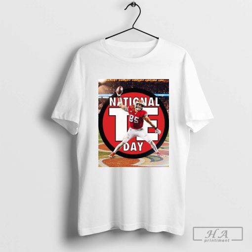 George Kittle San Francisco 49ers National Tight Ends Day The man, the myth, the logo T-shirt