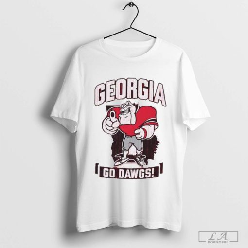 Georgia Bulldogs Champion Strong Mascot College Football T-Shirt