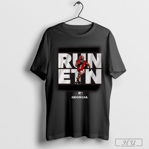 Georgia Bulldogs Football Trevor Etienne Run ETN t-shirt