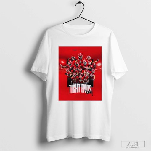 Georgia Bulldogs Happy National Tight Ends Day Oct 27 2024 Poster T-Shirt