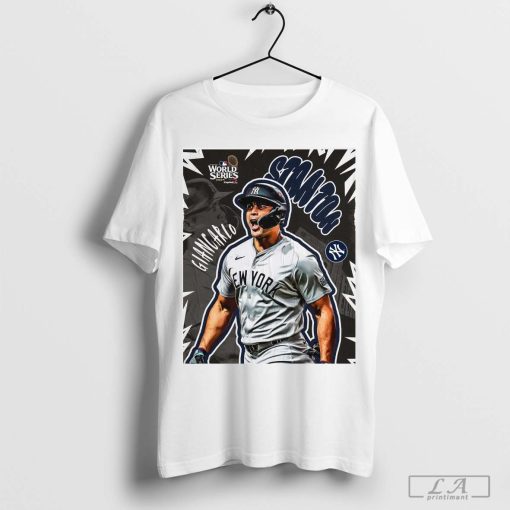 Giancarlo Stanton Bang New York Yankees Baseball MLB 2024 World Series Poster t-shirt