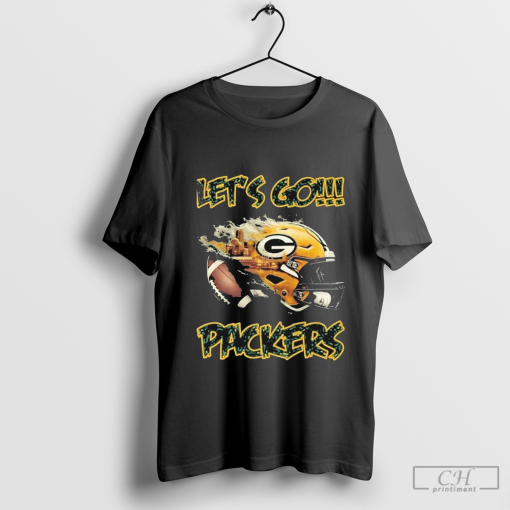 Green Bay Packers Football Match Let_s Go Packers T-Shirt