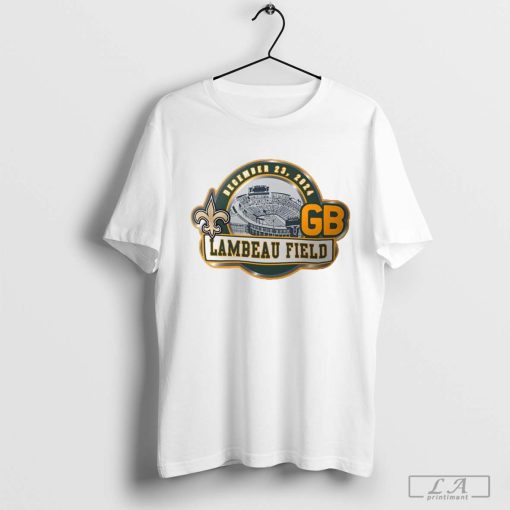 Green Bay Packers vs New Orleans Saints 2024 Game Day Lambeau Field Dec 23 Matchup shirt