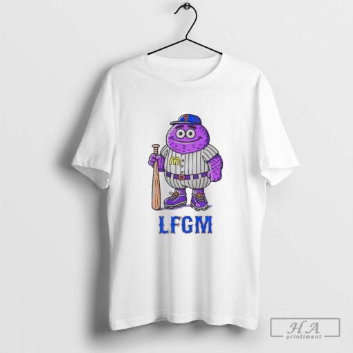 Grimace Mets Baseball Mascot Beautiful Monster Shirt