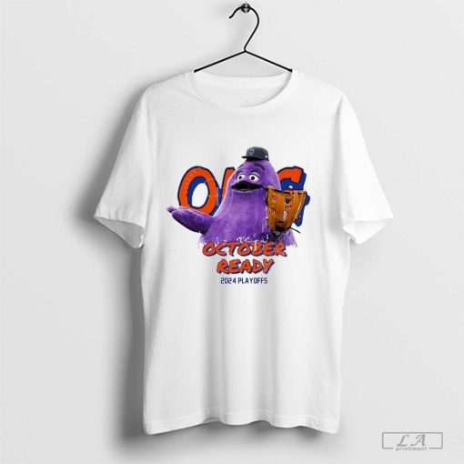 Grimace New York Mets OMG October Ready 2024 Playoffs shirt