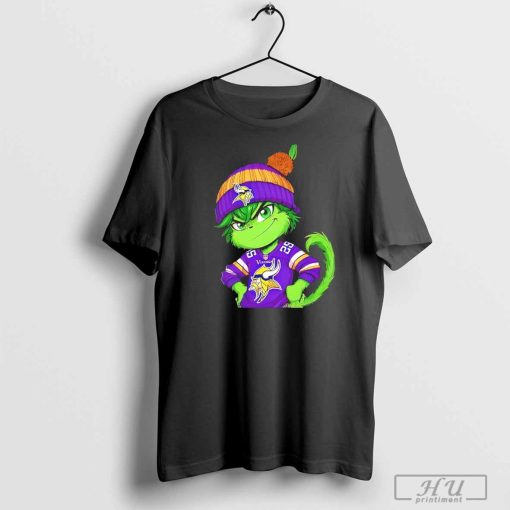 Grinch Minnesota Vikings Christmas cartoon shirt