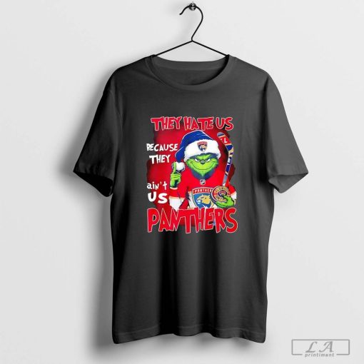 Grinch they hate us because the ain't us Florida Panthers hockey 2024 shirt