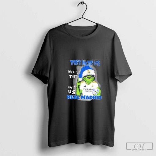 Grinch they hate us because they ain’t us Real Madrid 2024 shirt