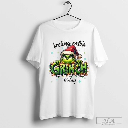 Grnchy Feeling Extra Christmas Shirt Funny Grnch shirt Retro Christmas Shirt Funny Grnch Schedule T-Shirt