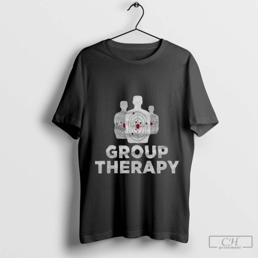 Group Therapy, Distressed Print Men_s New Patriotic Trending T Shirt