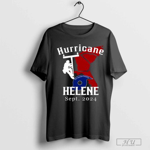 Hurricane Helene American Lineman Shirt