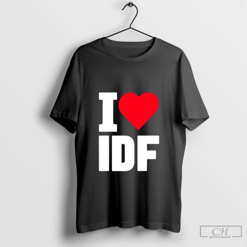 I Love IDF Israeli Defense Force Shirt