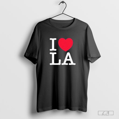 I Love LA Baseball Los Angeles Dodgers Shirt