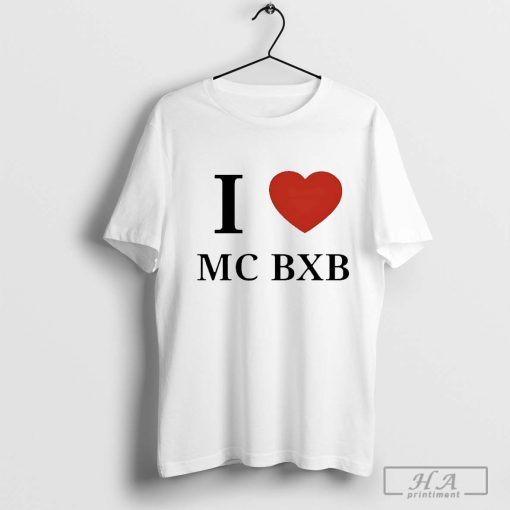 I Love Mc BXB heart shirt