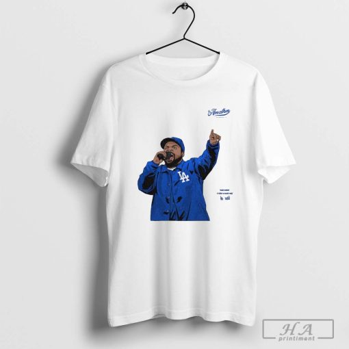 Ice Cube Rapper Bow Down It Was A Good Day Los Angeles Dodgers World Series 2024 MLB T-shirt