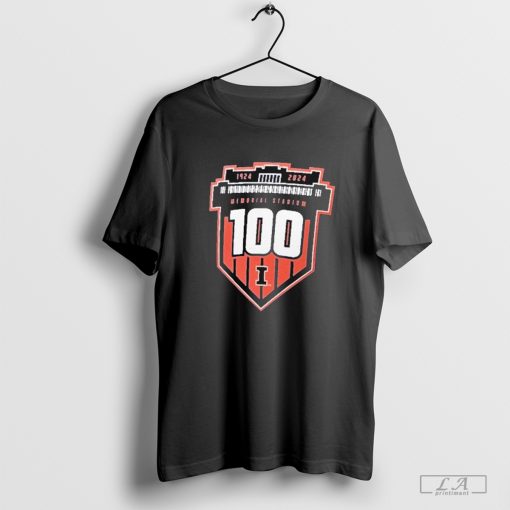 Illinois Fighting Illini Memorial Stadium 100th Anniversary 1924 2024 Shirt