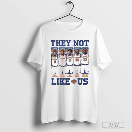 Jalen Brunson Mikal Bridges Og Anunoby New York Knicks They Not Like Us T-shirts