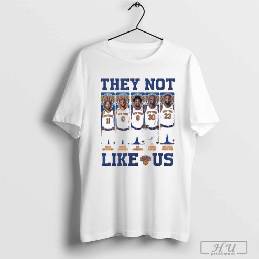 Jalen Brunson Mikal Bridges Og Anunoby New York Knicks They Not Like Us T-shirts