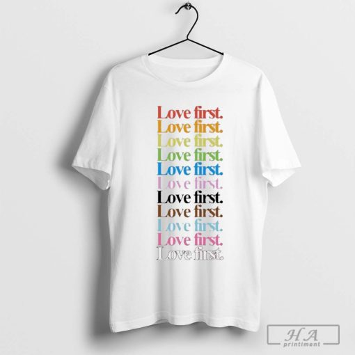 James Woods Love First Pride T-shirt