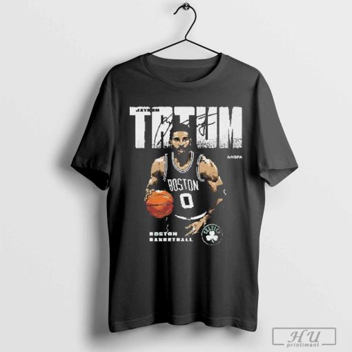 Jayson Tatum Boston Celtics Premiere WHT Signature T-shirt