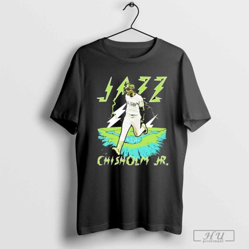 Jazz Chisholm Jr New York Yankees Player Lightning Shirt