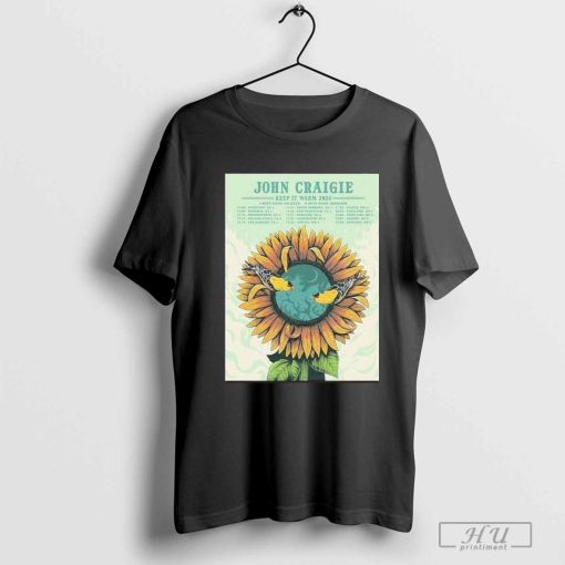 John Craigie Keep It Warm 2024 Tour With Full Tour Dates Sun Flower Art shirt