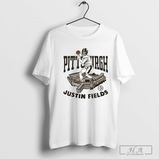 Justin Fields Pittsburgh Steelers Stadium Acrisure Stadium T-Shirt