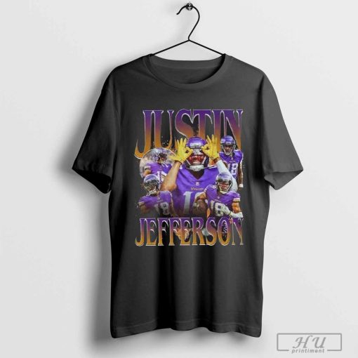 Justin Jefferson Vintage Rap Tee - Retro Graphic 90s Unisex T-Shirt